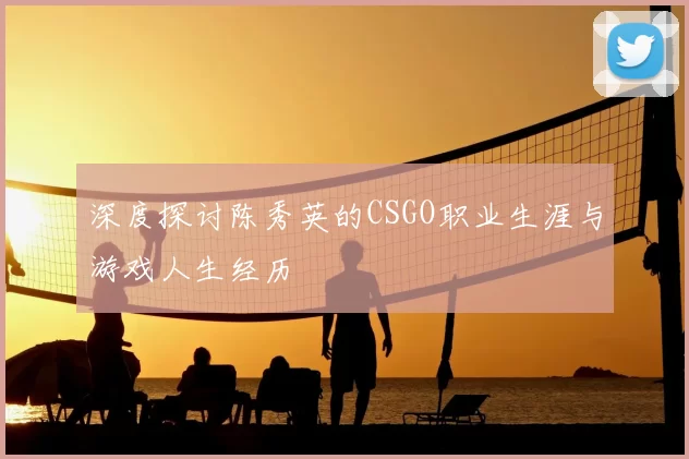 深度探讨陈秀英的CSGO职业生涯与游戏人生经历